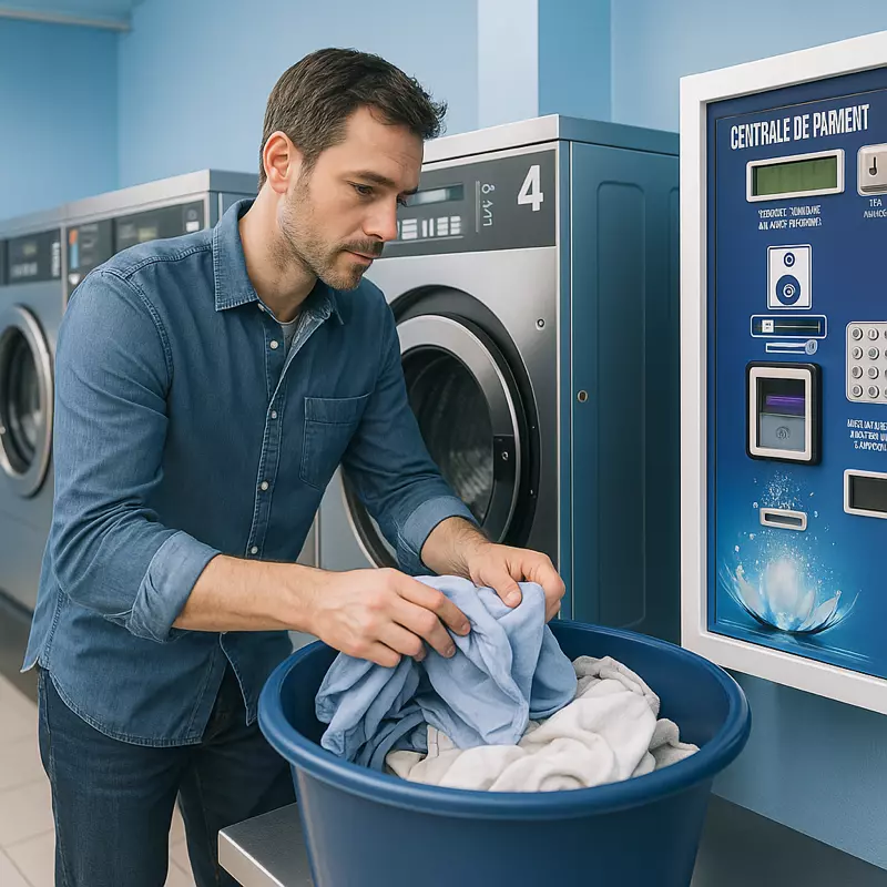 laverie-automatique-homme-borne-paiement
